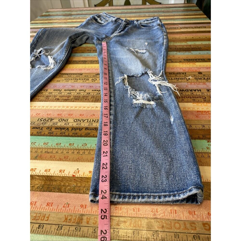 ZARA Pac Sun Women's 24 00 High Rise Jegging Distressed Lot of 2 Jeans Denim - Picture 5 of 14
